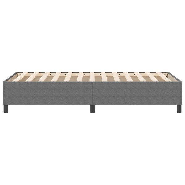 vidaXL Platform Bed Frame Light Grey 80 x 200 cm Fabric