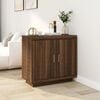 vidaXL Sideboard Brown Oak 80x40x75 cm Engineered Wood