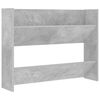 vidaXL Wall Shoe Cabinet Concrete Grey 80x18x60 cm Engineered Wood