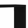 vidaXL Wall Shelf 2 pcs Black oak 80 x 15 x 26 cm Engineered wood