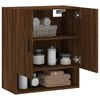 vidaXL Wall Cabinet Brown Oak 60x31x70 cm Engineered Wood