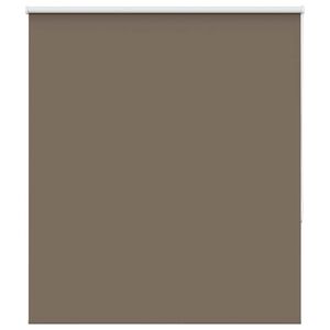 vidaXL Roller Blind Blackout Coffee 130x175 cm Fabric Width 126.6 cm Polyester
