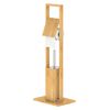 EISL Toilet Set Roll and Brush Bamboo 30x21x82 cm