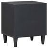vidaXL Bedside Cabinet with Door Black 40 x 33 x 46 cm