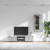 vidaXL TV Cabinet Set with Drawer FLORIN Concrete Grey Engineered Wood