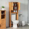 vidaXL Toilet Cabinet VIGO Brown and Honey Brown 60 x 27 x 161 cm