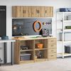 vidaXL Garage Cabinets 6 pcs Artisan Oak Engineered Wood