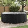 vidaXL Outdoor Furniture Cover Black 279 x 279 x 85 cm 600D fabric