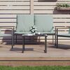 vidaXL Garden Table Anthracite 55x40x37 cm Steel