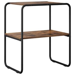 vidaXL Console Table Smoked Oak 80 x 42.5 x 70 cm Engineered Wood