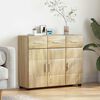 vidaXL Sideboard FLORIN Sonoma Oak 88.5 x 30.5 x 73 cm Engineered Wood