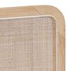 vidaXL Headboard with Headboard Natural 180 x 55x 3 cm Rattan