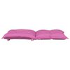vidaXL Garden Lowback Chair Cushions 2 pcs Pink 100x50x7 cm Fabric