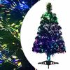 vidaXL Artificial Christmas Tree Fibre Optic 64 cm Green
