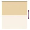 vidaXL Roller blind blackout 144.4x175 cm Fabric Width 140 cm beige
