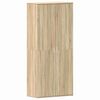 vidaXL Shoe Cabinet 80 x 39 x 178 cm Engineered Wood Sonoma Oak