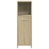 vidaXL Bathroom Cabinet Sonoma Oak 30x30x95 cm Engineered Wood