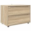 vidaXL Storage Cabinet 80 x 48 x 57 cm Engineered Wood Sonoma Oak