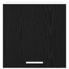 vidaXL Hanging Cabinet 2 pcs Black Oak and White 40 x 31 x 40 cm