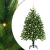 vidaXL Christmas Tree with 150 LEDs with Stand Green 120 cm PE