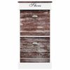 vidaXL Shoe Cabinet Brown 50x28x98 cm Paulownia Wood