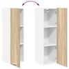 vidaXL Hanging Cabinet Sonoma Oak 30 x 31 x 100 cm Engineered Wood