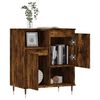 vidaXL Sideboard Smoked Oak 60x35x70 cm Engineered Wood