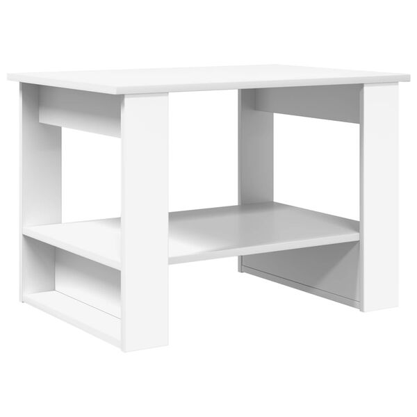 vidaXL Coffee Table White 72 x 50 x 50 cm Engineered Wood