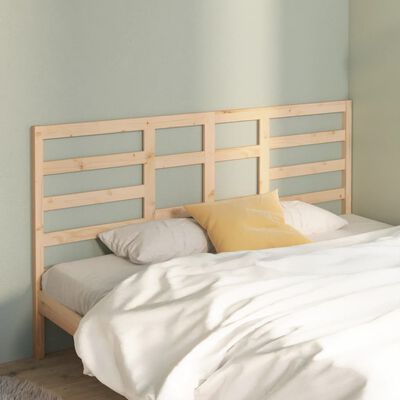 vidaXL Bed Headboard 186x4x104 cm Solid Wood Pine