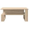 vidaXL Coffee Table Sonoma Oak 90 x 50 x 40 cm Engineered Wood