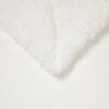 vidaXL Throw Blanket White 150 x 200 cm Fleece