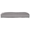 vidaXL Pallet Cushion for Backrest Grey 120 x 40 x 12 cm Oxford fabric