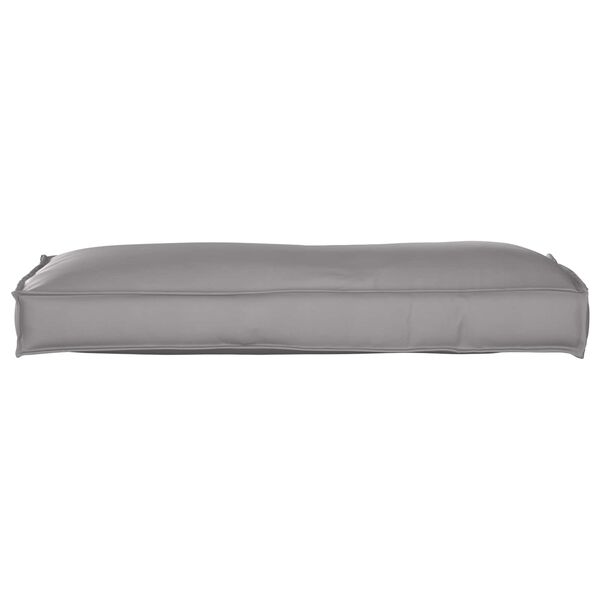 vidaXL Pallet Cushion for Backrest Grey 120 x 40 x 12 cm Oxford fabric