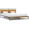 vidaXL Bed Frame without Mattress Metal 160x200 cm