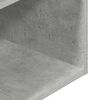 vidaXL Bedside Cabinet with Drawer Concrete Grey 35x34x66.5 cm