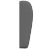 vidaXL Headboard Ear Dim Grey 80 x 23 x 6 cm Fabric