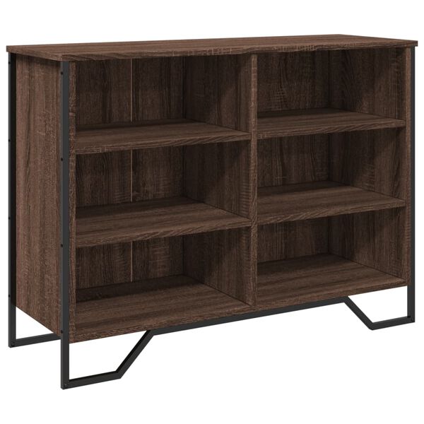 vidaXL Sideboard Brown Oak 101x35.5x74.5 cm Engineered Wood