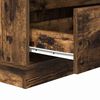 vidaXL Bedside Cabinet Smoked Oak 71 x 34.5 x 75 cm Engineered wood