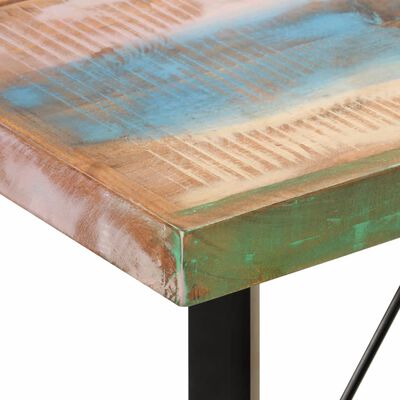 vidaXL Bar Table 150x70x107 cm Solid Wood Reclaimed and Iron