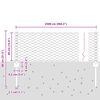 vidaXL Fence with Post Green 0.4 x 25 m Steel