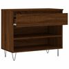 vidaXL Shoe Cabinet Brown Oak 70x36x60 cm Engineered Wood