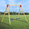vidaXL Swing Set 230x130x166 cm Pinewood