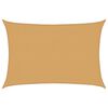 vidaXL Sunshade Sail 160 g/m&sup2; Rectangular Sand 2,5x3,5 m HDPE