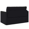 vidaXL Folding Sofa Bed Black 124 x 71 x 78 cm PVC