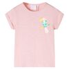 vidaXL Kids' T-shirt Light Pink 140