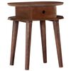 vidaXL Bedside Cabinet 50x35x55 cm Solid Acacia Wood