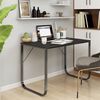 vidaXL Computer Desk Black 110x60x73 cm Engineered Wood