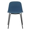 Venture Home Dining Chairs 2 pcs Arctic Plastic Black and Blue