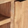 vidaXL TV Cabinet 120x30x42 cm Solid Acacia Wood with Live Edges