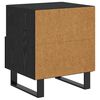 vidaXL Bedside Cabinet Black Oak 40 x 35 x 47.5 cm Engineered Wood